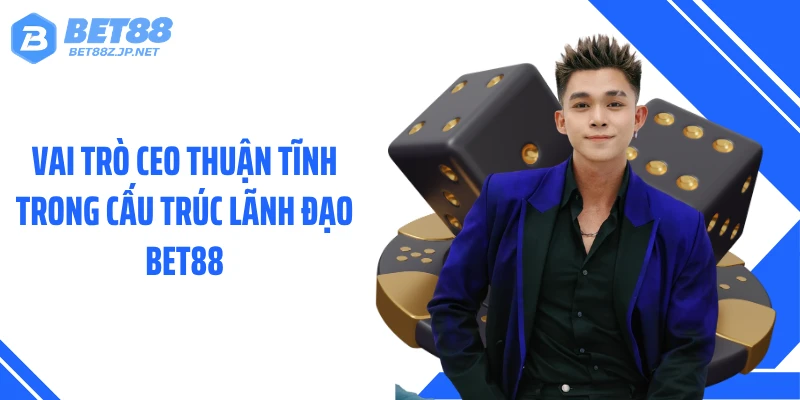 Vai trò CEO Thuận Tĩnh trong cấu trúc lãnh đạo BET88